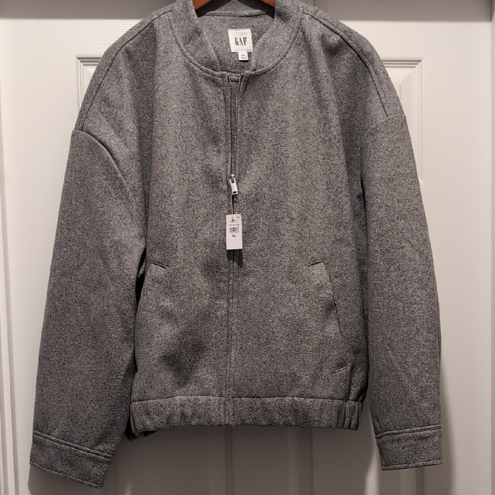 GAP Gray Zip-Up Jacket